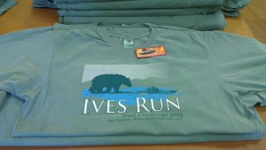 Shirts for the Ives Run Trail Challenge