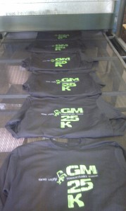 Green Monster shirts hot off the press!